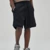 black color front custom shorts