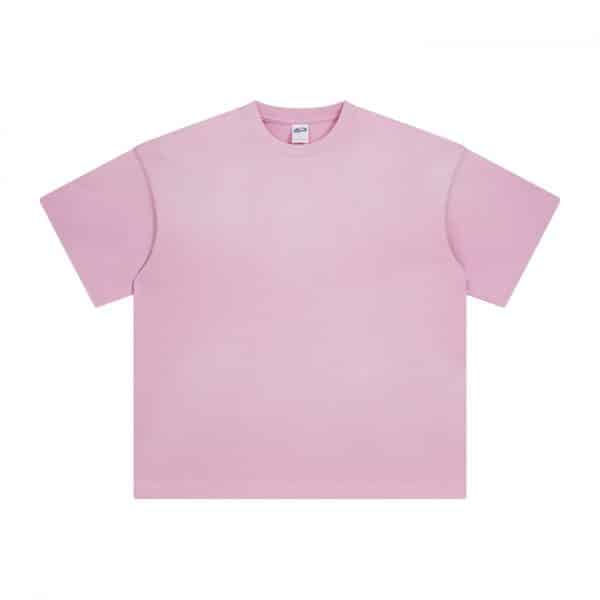 pink color bulk custom t shirts