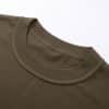 brown color design custom t shirts neck