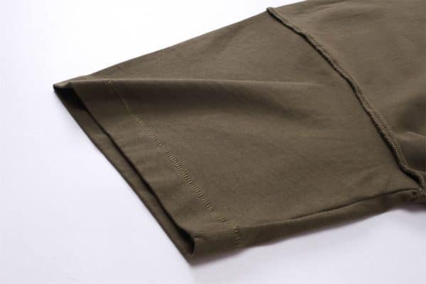 brown color design custom t shirts sleeve