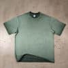 green color washed custom t shirt