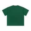 green color back design custom t shirts