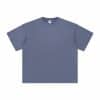 blue color front customize oversized t shirt