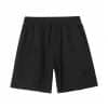 black color washed custom shorts