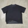 black color washed custom t shirt