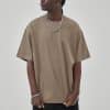 khaki color custom oversized t shirt