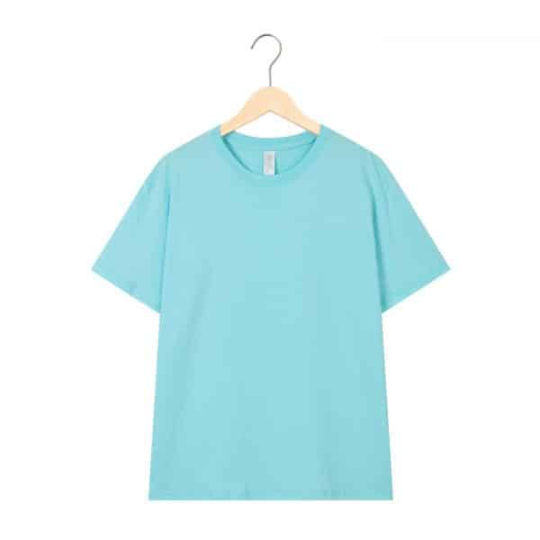 Light Blue Cheap Custom T Shirts 1