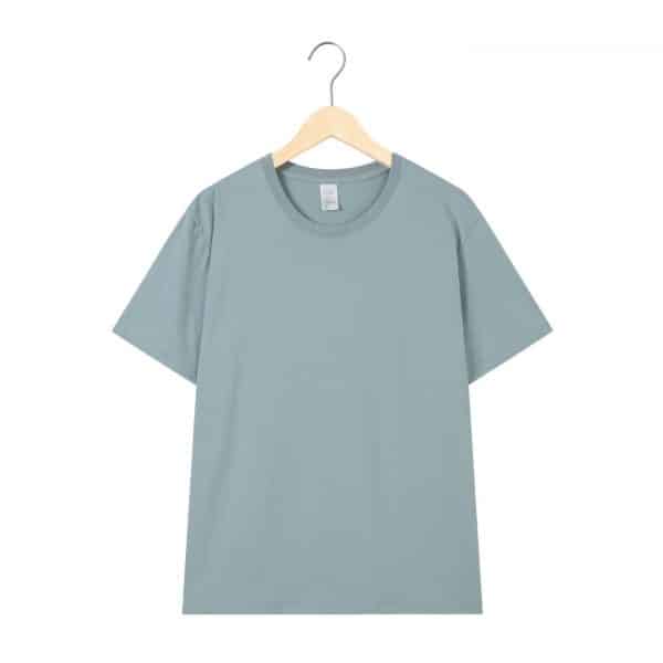 Light Blue Cheap Custom T Shirts 1