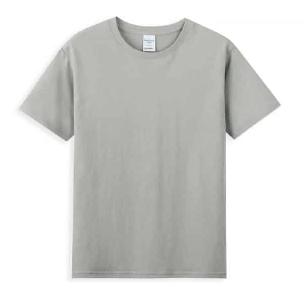 Light Grey Custom T Shirts