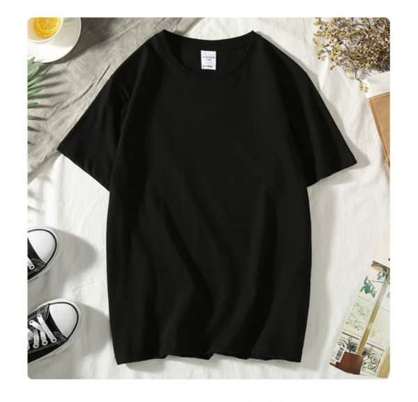 T shirt black detail 5