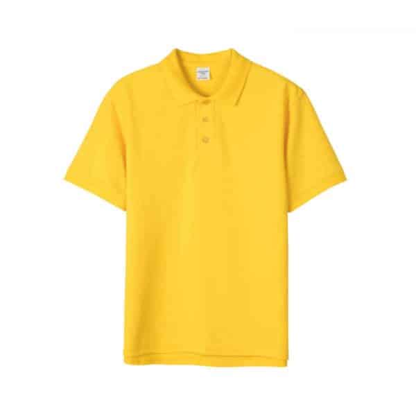 Light Yellow Customize Polo Shirts