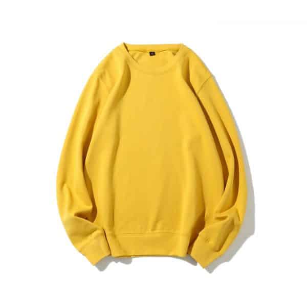 Yellow Custom Made Sweatshirts