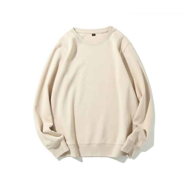 Beige Custom Made Sweatshirts