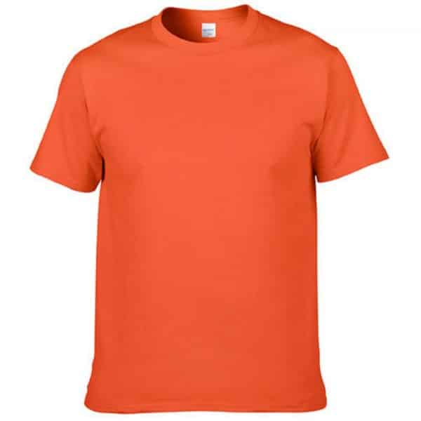 Orange Bulk Custom T-Shirts