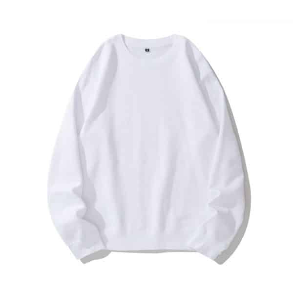 White Heavy Customize Sweatshirts