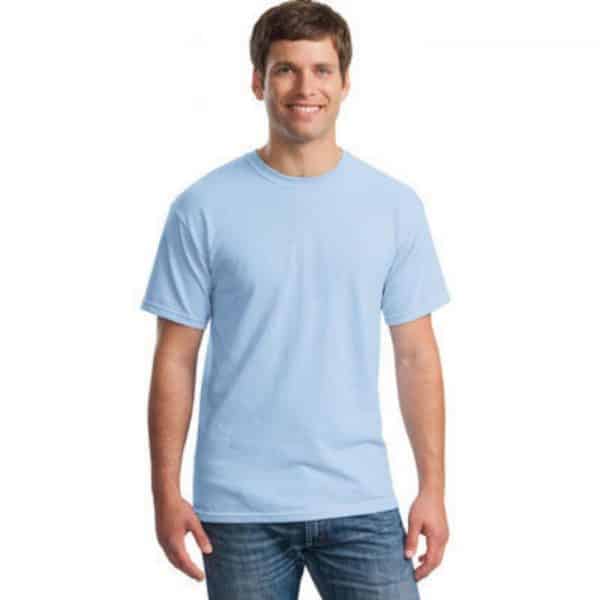 Light Blue Bulk Custom T-Shirts