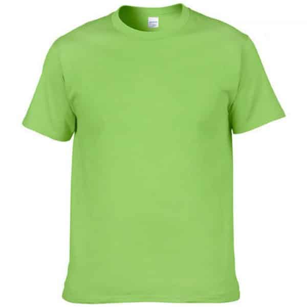 Light Green Bulk Custom T-Shirts