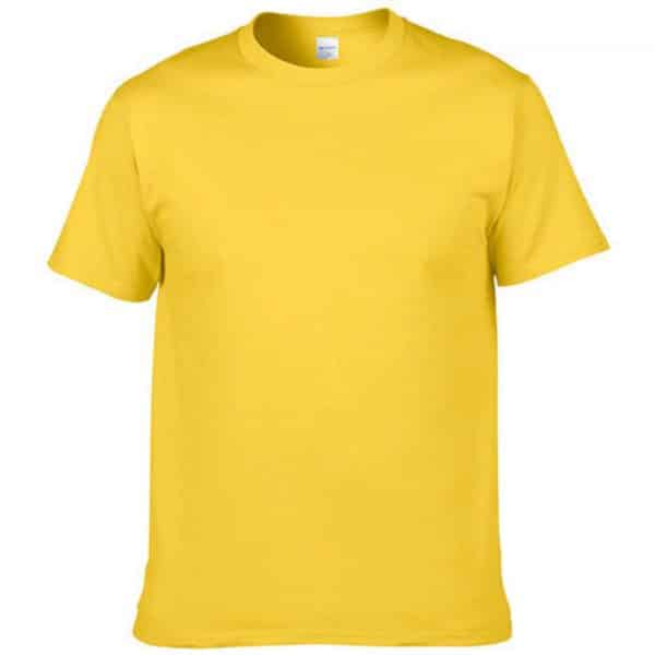 Yellow Bulk Custom T-Shirts