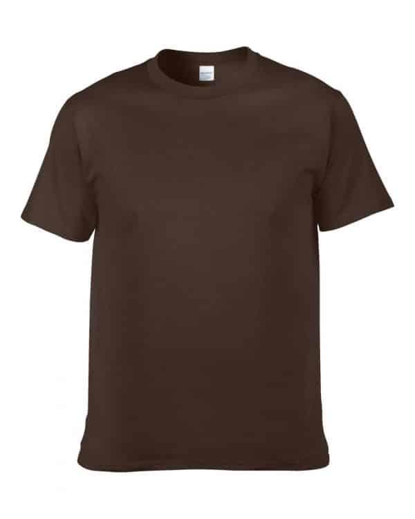 Brown Bulk Custom T-Shirts 1