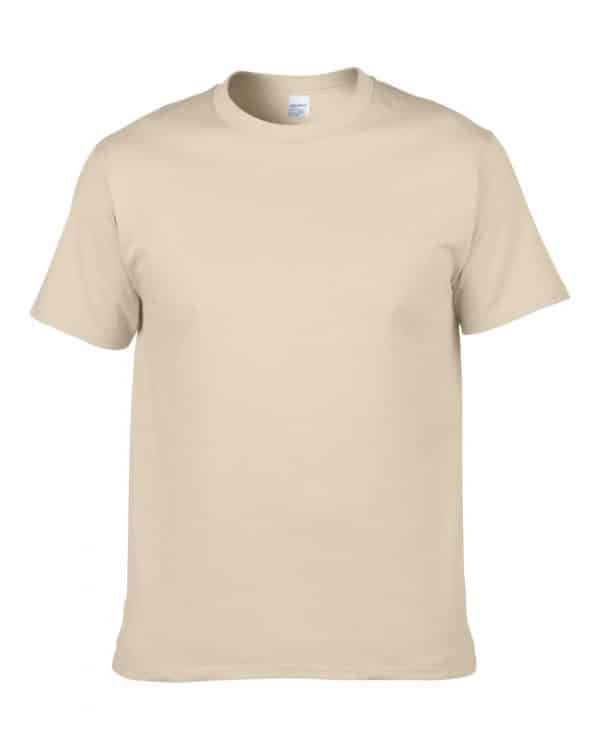 Beige Bulk Custom T-Shirts 1