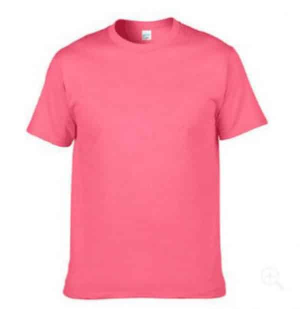 Pink Bulk Custom T-Shirts