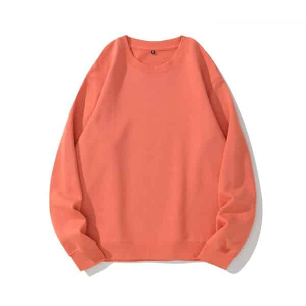 Orange Heavy Customize Sweatshirts