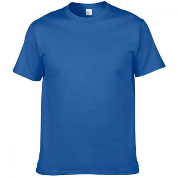 Blue Bulk Custom T-Shirts