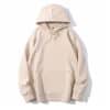 Beige Custom Embroidered Hoodie