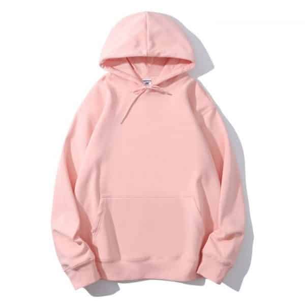 Pink Custom Embroidered Hoodie