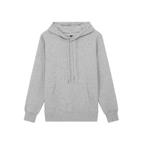 Light Grey Custom Embroidered Hoodie