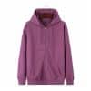 Purple Zip Up High Quality Custom Hoodies